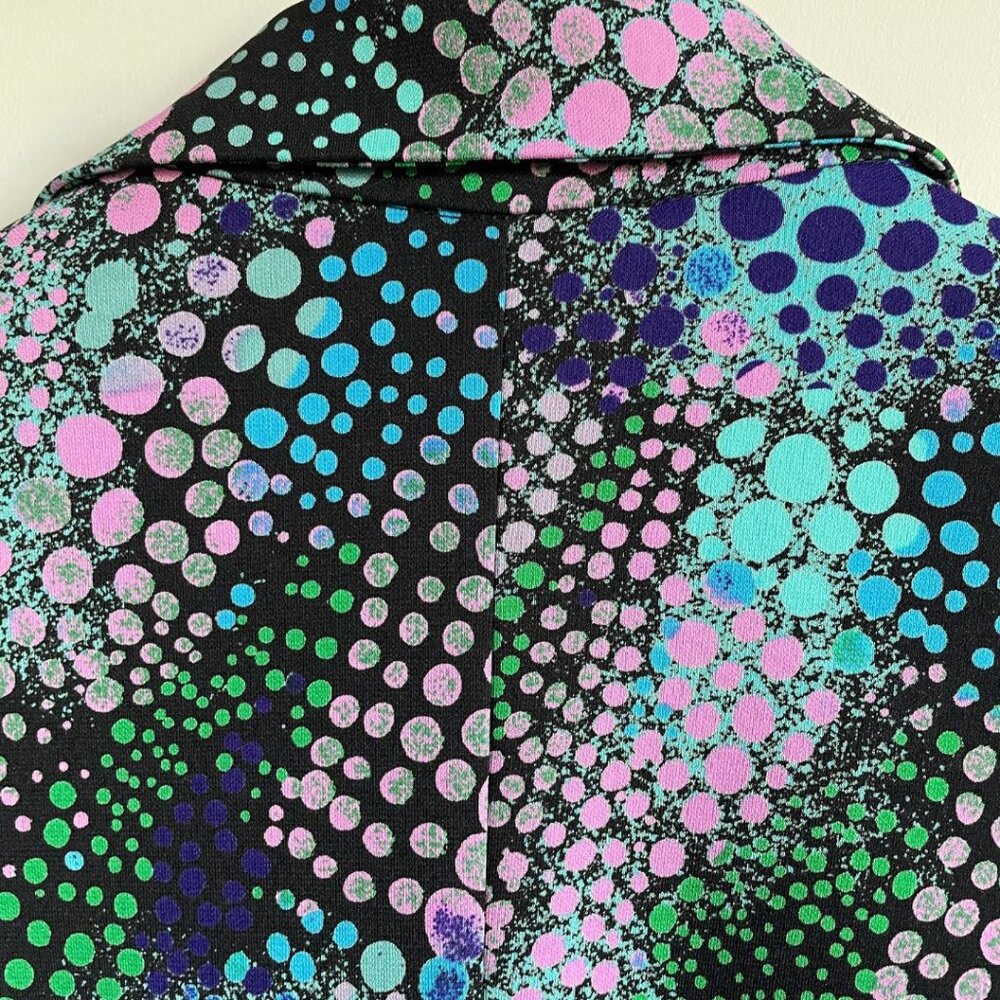 Vintage Y2K Betsy Johnson Black Label 90's Bubble Shirt Dress Size L - Picture 7 of 9